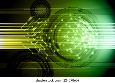 Dark yellow green Light Abstract Technology background for computer graphic website and internet, arrow