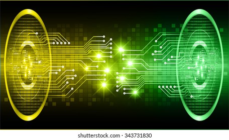 dark yellow green light Abstract Technology background for computer graphic website internet and business. circuit. illustration.digital.infographics. binary code. zero one