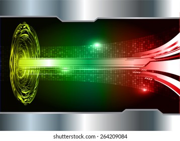 dark yellow green red color Light Abstract Technology background for computer graphic website internet and business. circuit. silver background