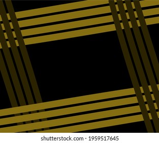 Dark yellow grid black background Light yellow scene vector illustration Curve background