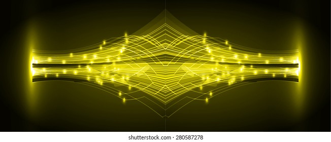 Dark yellow light Abstract background. dark red color Light Abstract Technology background for computer graphic website internet and business. circuit. illustration. infographics. ray
