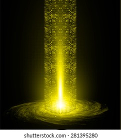 Dark yellow light Abstract background. dark red color Light Abstract Technology background for computer graphic website internet and business. circuit. illustration. infographics. ray