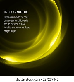 Dark yellow Light Abstract Technology background for computer graphic website internet. text box. Brochure. card.