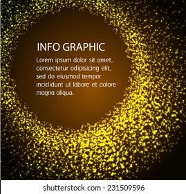 Dark yellow Light Abstract Technology background for computer graphic website internet. text box. Brochure. card. 