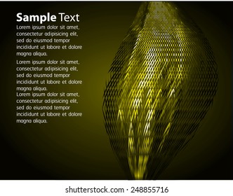 Dark yellow Light Abstract Technology background for computer graphic website internet. text box. Brochure. card.