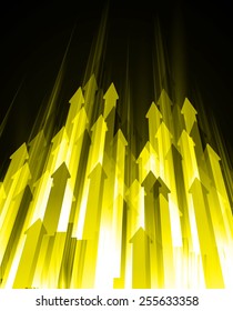 Dark yellow Light Abstract Technology background for computer graphic website internet. circuit. arrow