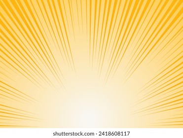 fondo de humo amarillo oscuro Ilustración vectorial de semitonos. Antecedentes vintage del texto de la caricatura