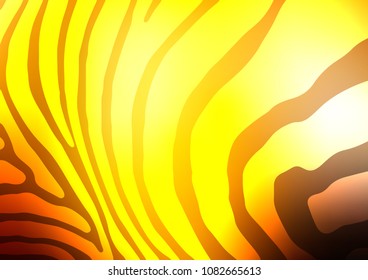 Dark Yellow, Orange vector abstract doodle template. A completely new color illustration in doodle style. The template can be used as a background for cell phones.