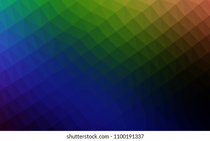 Dark Yellow, Orange vector abstract polygonal background. Creative illustration in halftone style with gradient. The textured pattern can be used for background.
