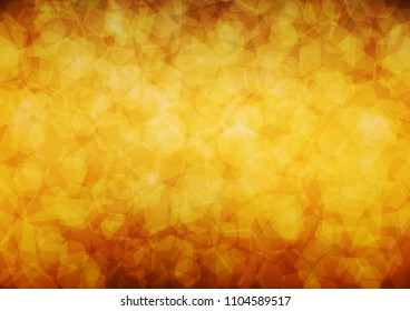 Dark Yellow, Orange vector abstract mosaic background. Colorful abstract illustration with gradient. The textured pattern can be used for background.