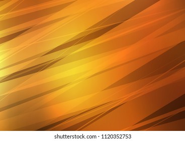 Dark Yellow, Orange vector abstract doodle background. Colorful illustration in abstract style with doodles and Zen tangles. The best blurred design for your business.