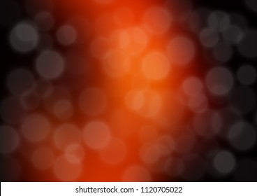 Dark Yellow, Orange vector abstract bright bokeh template. Shining colorful illustration in a Brand new style. A new texture for your design.