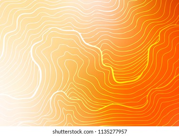 Dark Yellow, Orange vector abstract doodle texture. A completely new color illustration in doodle style. The textured pattern can be used for website.
