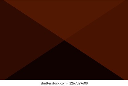 Dark Yellow, Orange vector abstract mosaic pattern. A vague abstract illustration with gradient. The best triangular design for your business.