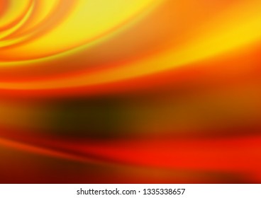 Dark Yellow, Orange vector abstract template. Modern geometrical abstract illustration with gradient. The best blurred design for your business.