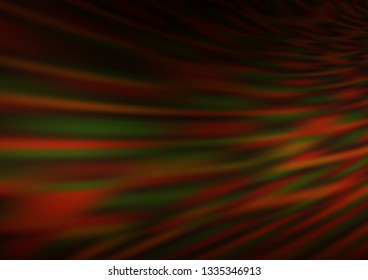 Dark Yellow, Orange vector abstract bokeh pattern. Modern geometrical abstract illustration with gradient. The elegant pattern for brand book.