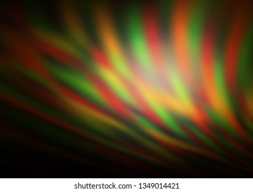 Dark Yellow, Orange vector abstract bright background. Modern geometrical abstract illustration with gradient. The best blurred design for your business.