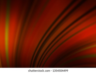 Dark Yellow, Orange vector abstract bokeh pattern. An elegant bright illustration with gradient. A completely new design for your business.