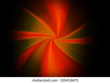 Dark Yellow, Orange vector abstract bright template. Colorful illustration in blurry style with gradient. The blurred design can be used for your web site.