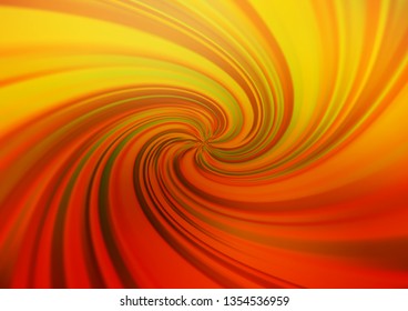 Dark Yellow, Orange vector abstract blurred template. Colorful abstract illustration with gradient. Brand new style for your business design.