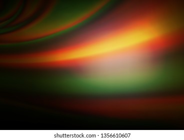 Dark Yellow, Orange vector abstract bright background. Creative illustration in halftone style with gradient. The elegant pattern for brand book.