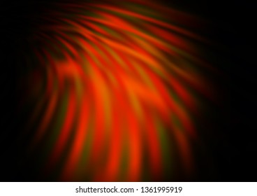 Dark Yellow, Orange vector abstract bright background. Glitter abstract illustration with an elegant design. Brand new design for your business.