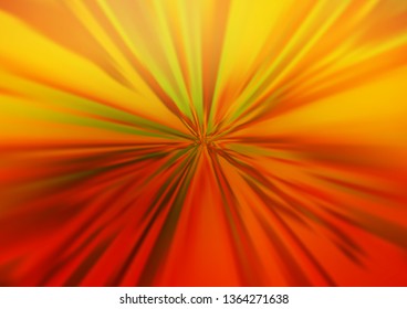 Dark Yellow, Orange vector abstract bokeh pattern. An elegant bright illustration with gradient. The blurred design can be used for your web site.