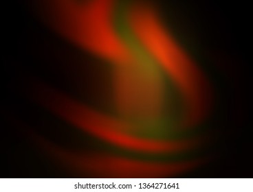 Dark Yellow, Orange vector abstract bright background. A vague abstract illustration with gradient. A completely new design for your business.