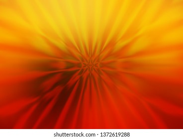 Dark Yellow, Orange vector abstract blurred template. Colorful illustration in blurry style with gradient. The best blurred design for your business.