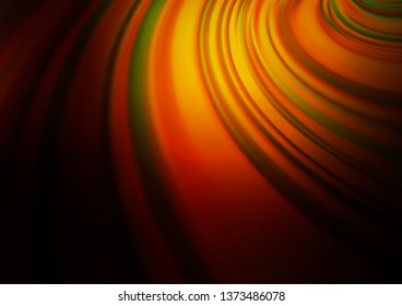 Dark Yellow, Orange vector abstract bright background. Shining colorful illustration in a Brand new style. A completely new design for your business.