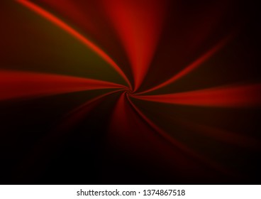 Dark Yellow, Orange vector abstract bright template. Creative illustration in halftone style with gradient. Brand new design for your business.