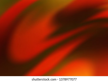 Dark Yellow, Orange vector abstract blurred pattern. Colorful illustration in blurry style with gradient. The template can be used for your brand book.