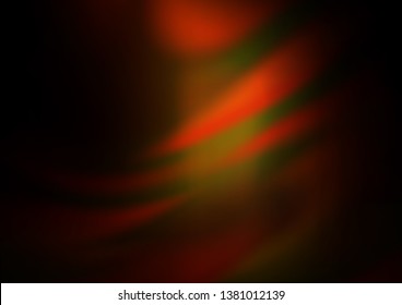Dark Yellow, Orange vector abstract blurred template. Glitter abstract illustration with an elegant design. The best blurred design for your business.