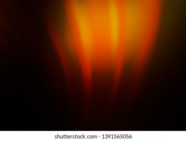Dark Yellow, Orange vector abstract bright background. A vague abstract illustration with gradient. Brand new design for your business.