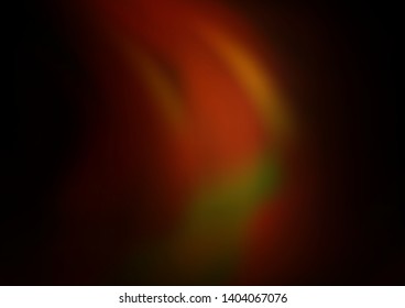 Dark Yellow, Orange vector abstract bokeh pattern. Glitter abstract illustration with an elegant design. Brand new design for your business.