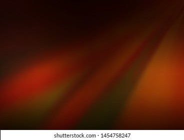 Dark Yellow, Orange vector abstract blurred template. Colorful illustration in abstract style with gradient. The best blurred design for your business.