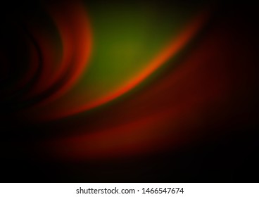 Dark Yellow, Orange vector abstract blurred template. Colorful abstract illustration with gradient. Brand new design for your business.