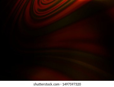 Dark Yellow, Orange vector abstract bright template. Colorful abstract illustration with gradient. A completely new design for your business.