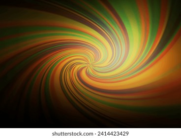 Fondo claro abstracto del vector amarillo oscuro, naranja. Una elegante ilustración brillante con gradiente. El diseño borroso se puede usar para su sitio web.