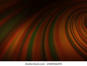 Dark Yellow, Orange vector abstract blurred background. A vague abstract illustration with gradient. A completely new design for your business.