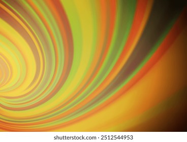 Amarelo escuro, vetor laranja abstrato borrado padrão. Uma vaga ilustração abstrata com gradiente. Um design completamente novo para a sua empresa.