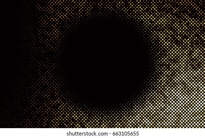 Dark Yellow, Orange vector abstract pattern with circles. Geometry template for your business design. Background with colored spheres.