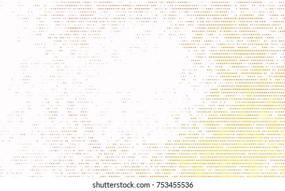Dark Yellow, Orange vector abstract pattern with circles. Geometry template for your business design. Background with colored spheres.