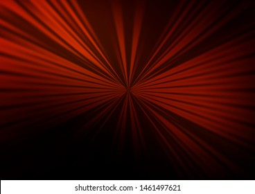 Dark Yellow, Orange vector backdrop with long lines. Lines on blurred abstract background with gradient. Backdrop for TV commercials.
