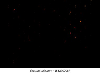 Dark Yellow, Orange vector backdrop with lines, rectangles. Modern abstract illustration with colorful rectangles. Best design for your ad, poster, banner.