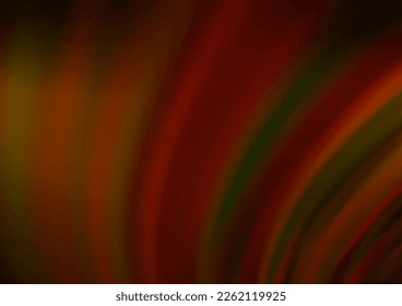 Dark Yellow, Orange vector backdrop with bent lines. Modern gradient abstract illustration with bandy lines. New composition for your brand book.