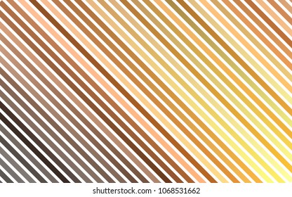 Dark Yellow, Orange vector background with straight lines. Modern geometrical abstract illustration with staves. Smart design for your business advert.