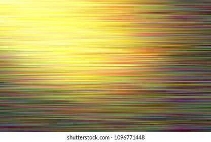 Dark Yellow, Orange vector background with straight lines. Lines on blurred abstract background with gradient. The template can be used as a background.