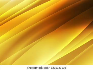 Dark Yellow, Orange vector background with straight lines. Shining colored illustration with narrow lines. The pattern can be used as ads, poster, banner for commercial.