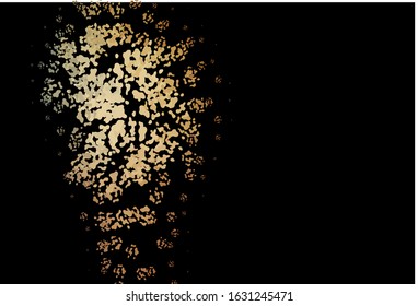 Dark Yellow, Orange vector background with abstract forms. Illustration with colorful gradient shapes in abstract style. Simple design for your web site.